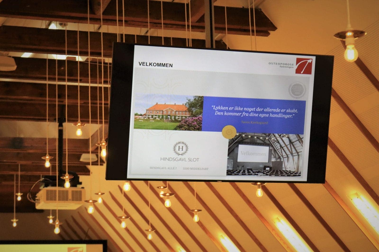 Repræsentantskabet bydes velkommen ved Hindsgavl Slot.